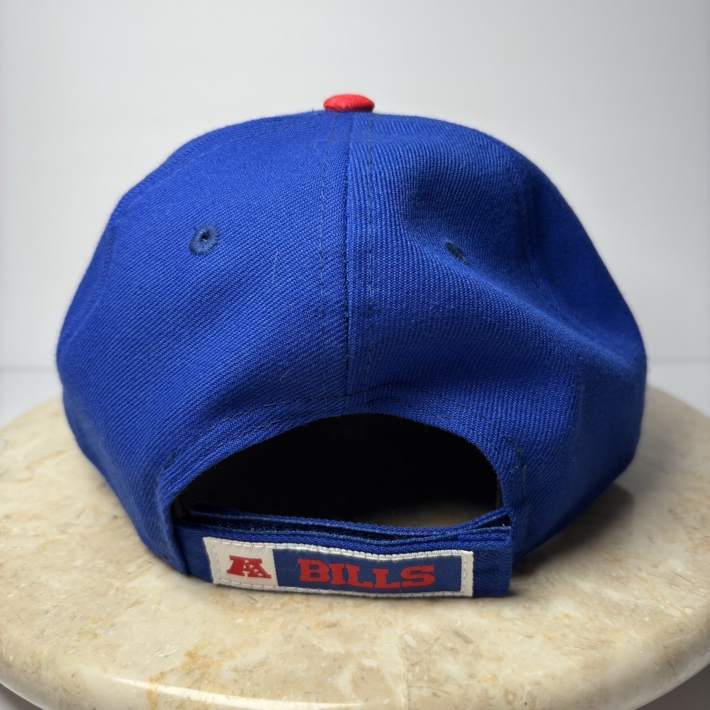 New Era Buffalo Bills 9Forty The‎ League Blue Adjustable Strap Hat Cap - Picture 3 of 11